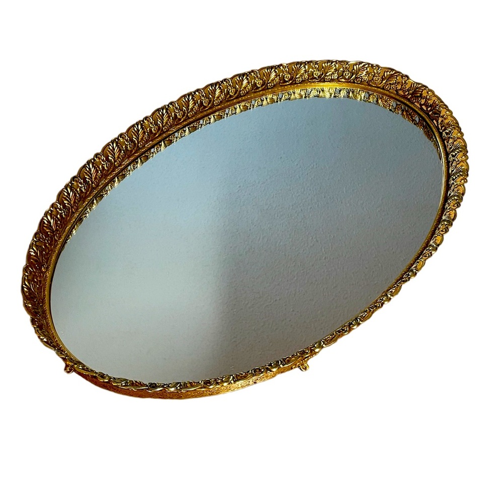 Vintage Mirrored Vanity Tray